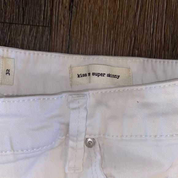 Jessica Simpson size 32 white denim - Picture 5 of 6